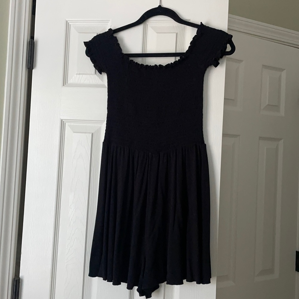 Black Garage Romper